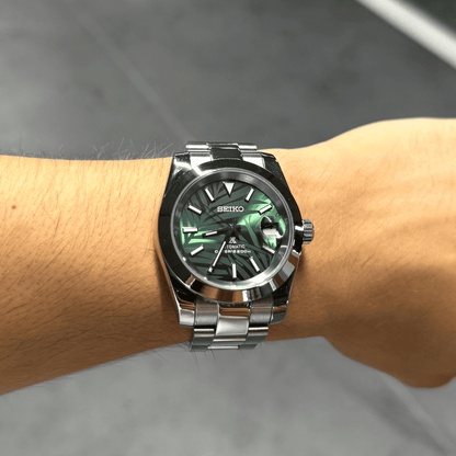 Datejust Mod - Palm Leaf Smooth Green