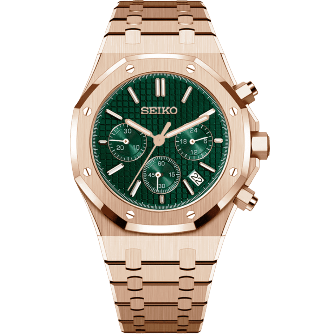 Royal Oak Chrono Mod - Rose Gold Green