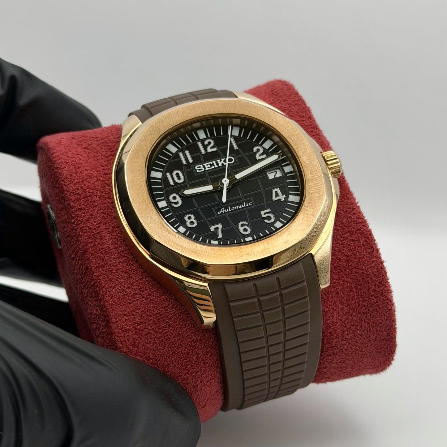 Aquanaut Mod - Brown Rose Gold