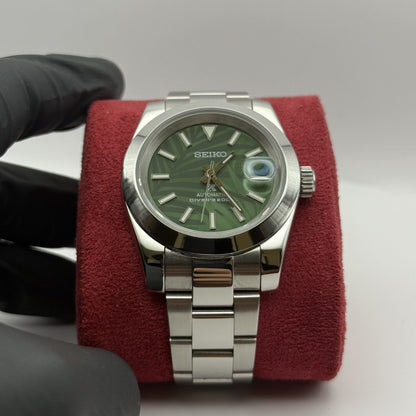 Datejust Mod - Palm Leaf Smooth Green