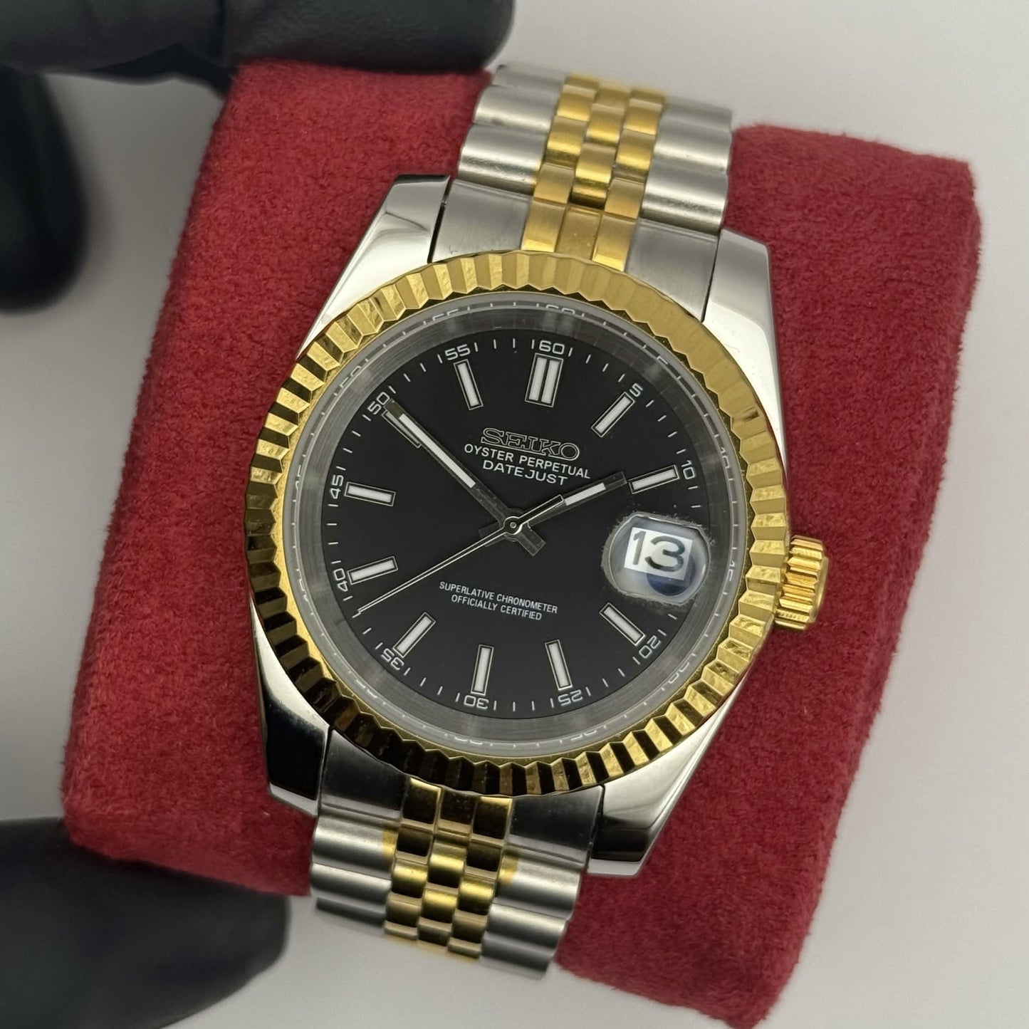 Datejust Mod - Two-Tone Black