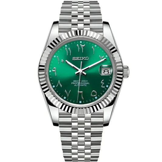 Datejust Mod - Arabic Green