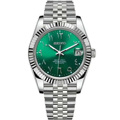 Datejust Mod - Arabic Green