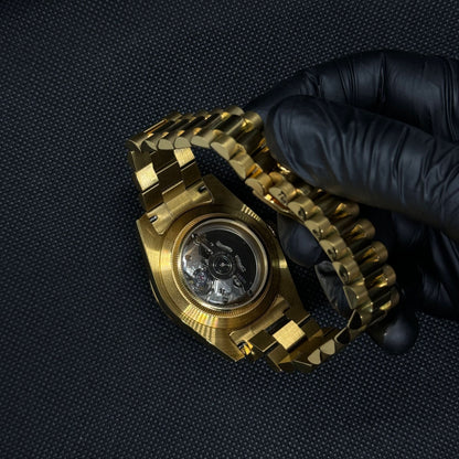 Datejust Mod - Gold Black
