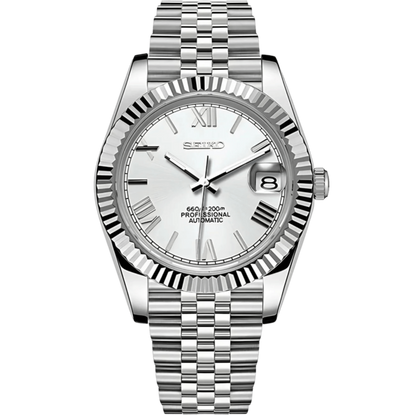 Datejust Mod - Roman White