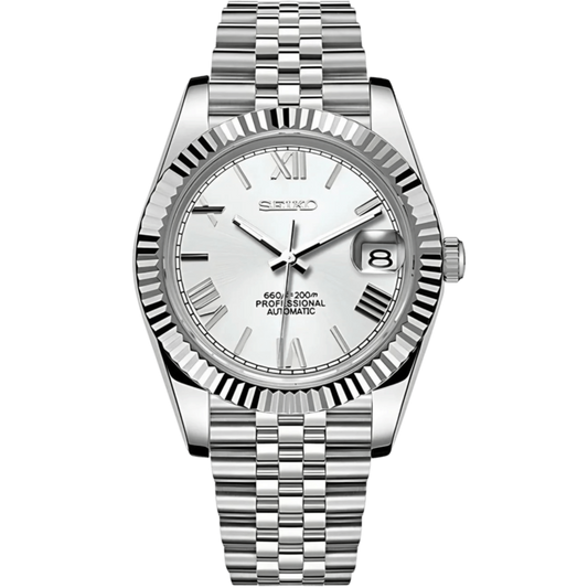 Datejust Mod - Roman White