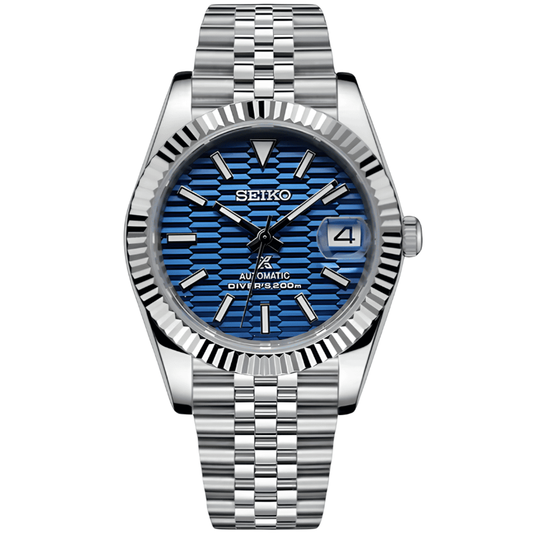 Datejust Mod - Textured Blue