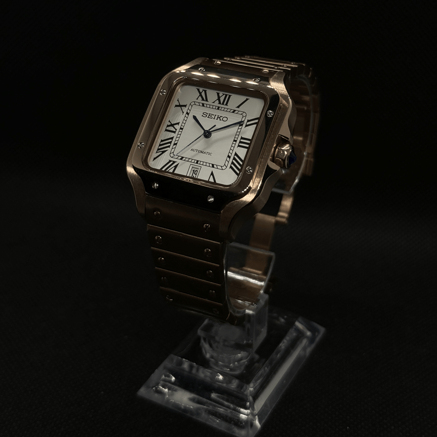 Santos Rose Gold Mod - White